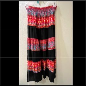 Very fun bohemian print skirt